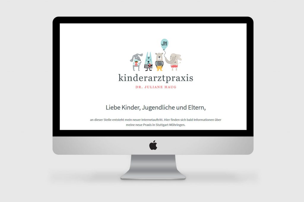 Webseite Kinderarzt Stuttgart