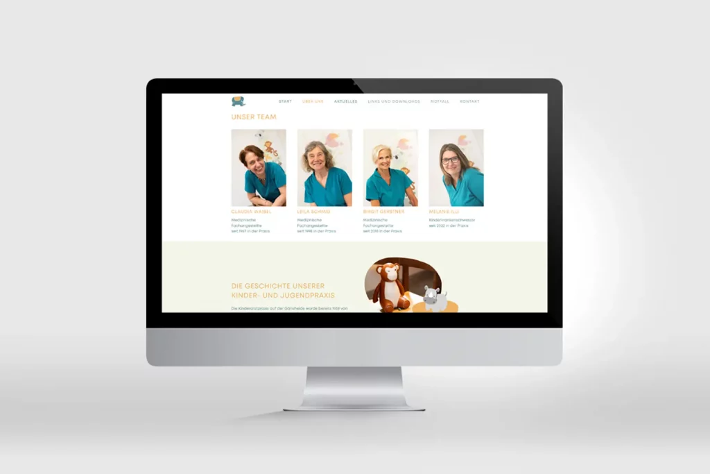 Webdesign Kinderarzt Praxis