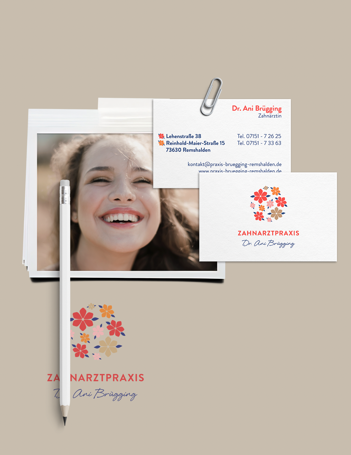 Entwurf von Visitenkarten