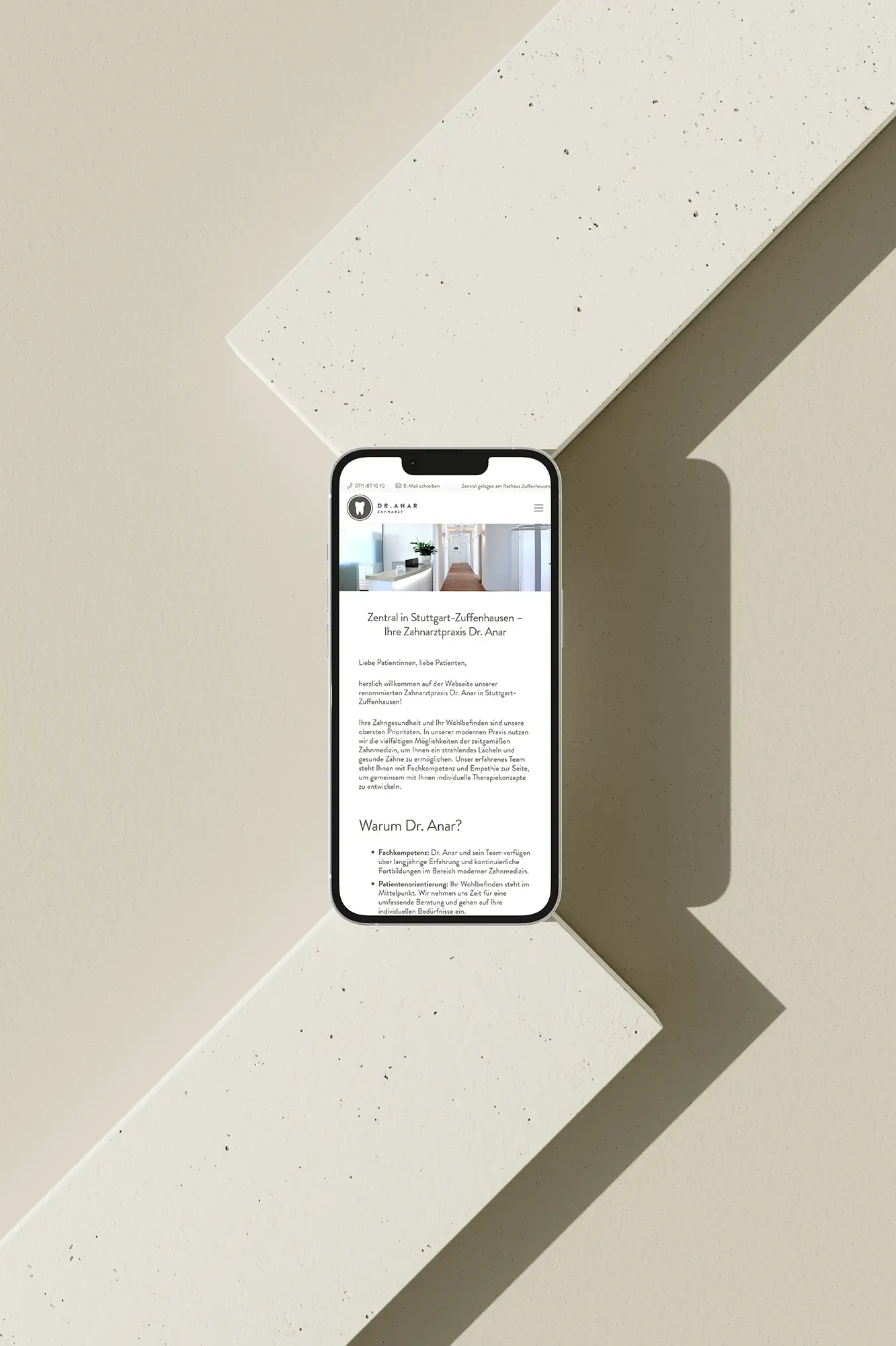 Praxisgründung Zahnarzt - Webdesign und Logodesign