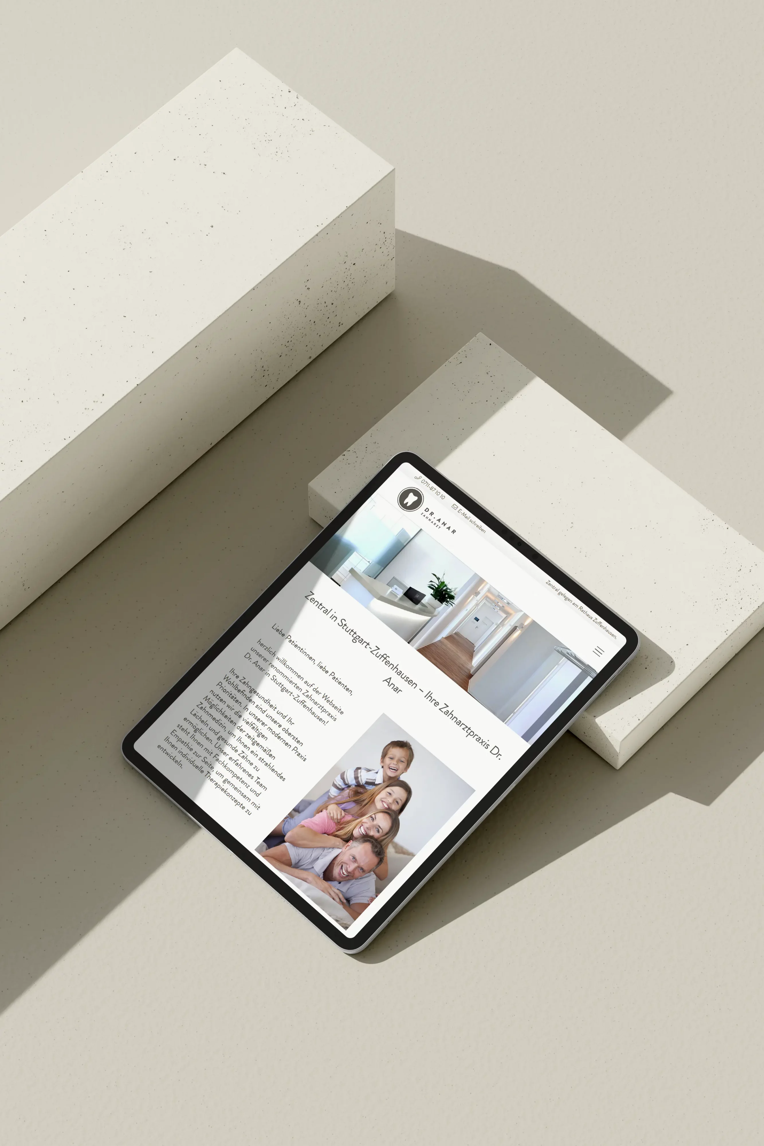 Praxisgründung Zahnarzt - Webdesign und Logodesign