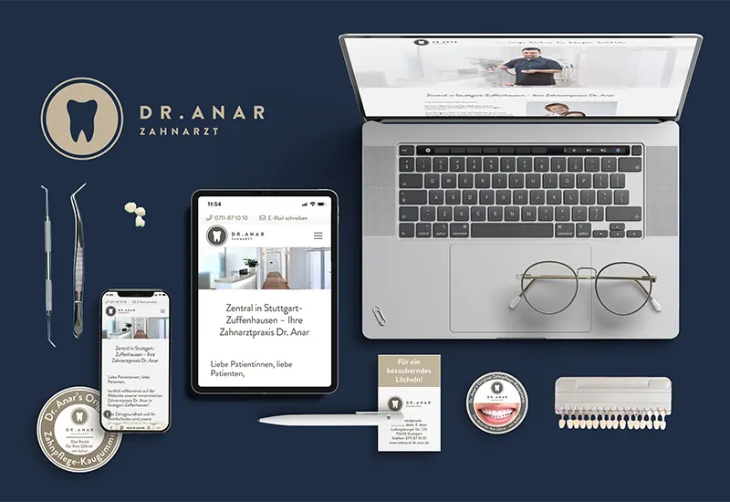 Praxiswebseite für Gründer / Praxisgründung Webdesign